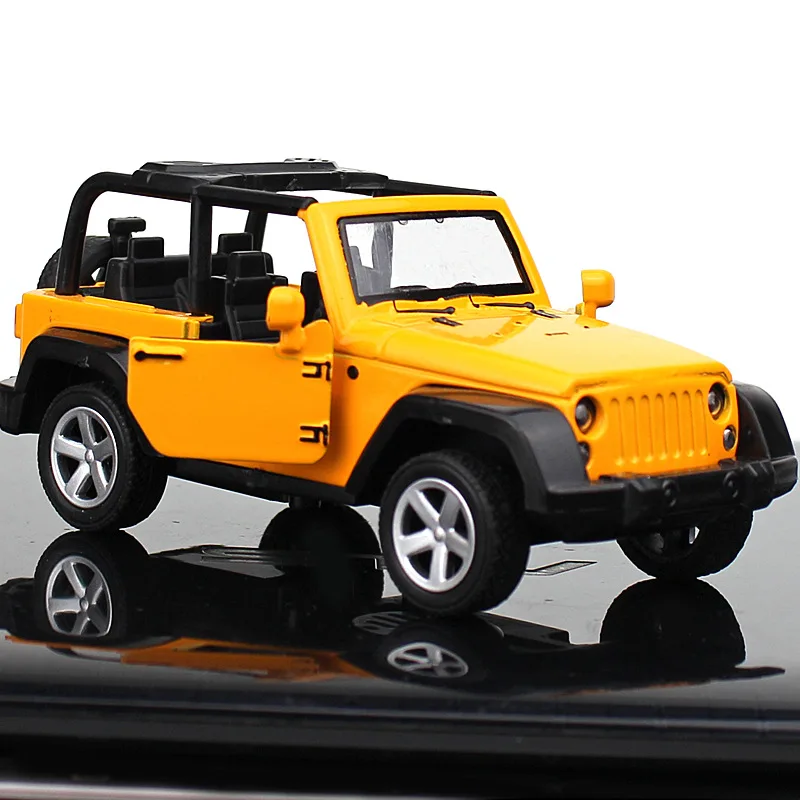 Внедорожный трансформер Jeep Wrangler Diecasts& Toy Vehicles модель автомобиля с коллекцией автомобиля игрушки для мальчика Детский подарок на день рождения