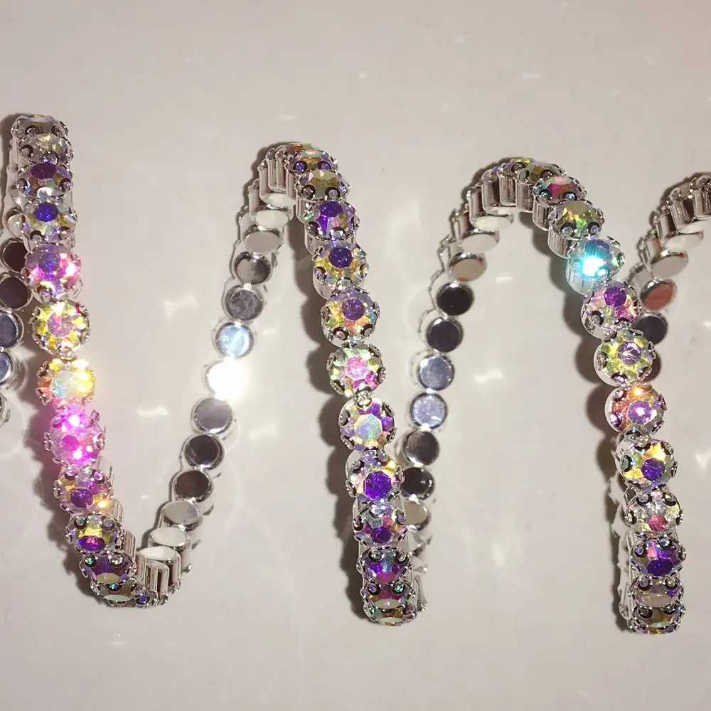 Браслет стразы для танца живота Ювелирное Украшение с кристаллами 8 рулонов