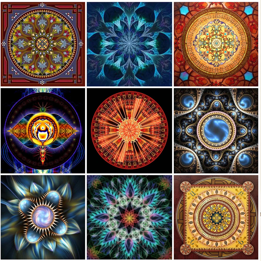 Полный Алмазная картина 5D DIY Вышивка квадратная дрель Thangka Тотем домашний декор