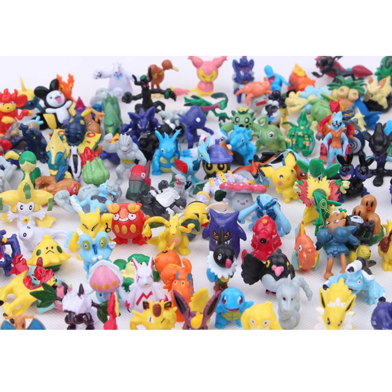 24pcs/set Pokeball Figures Model Cute Mini Pikachu Monster Toys Random Brinquedos Collection Anime For Kids#B | Игрушки и хобби