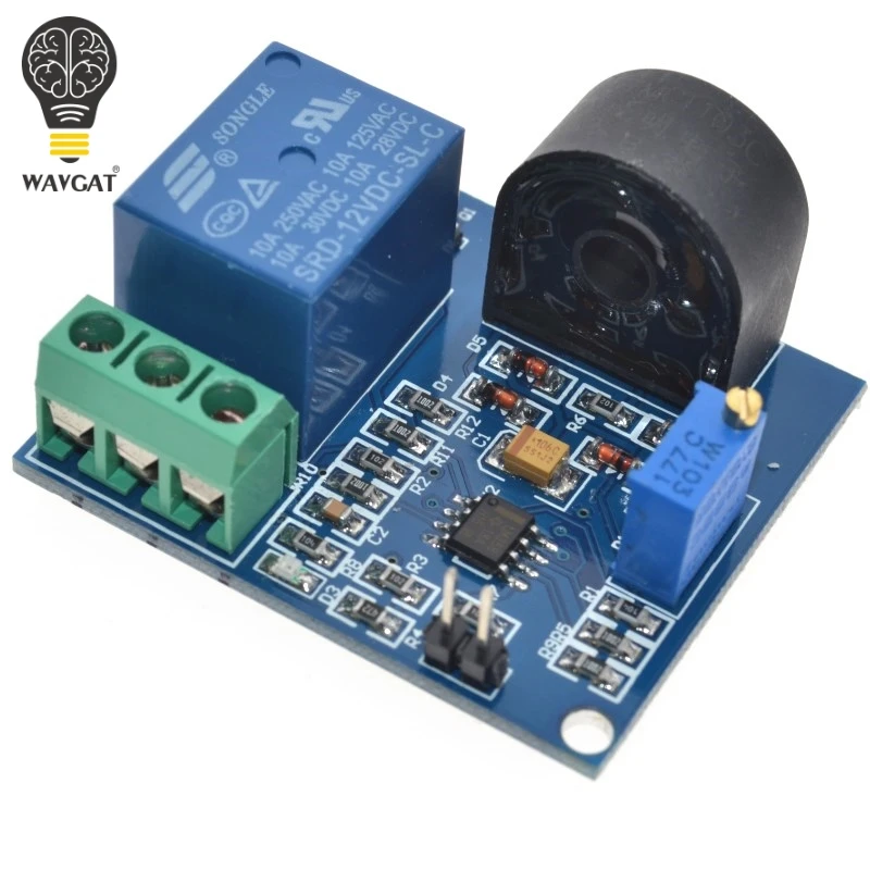 Датчик обнаружения тока 0 ~ 20A модуль переменного тока/короткого замыкания|module