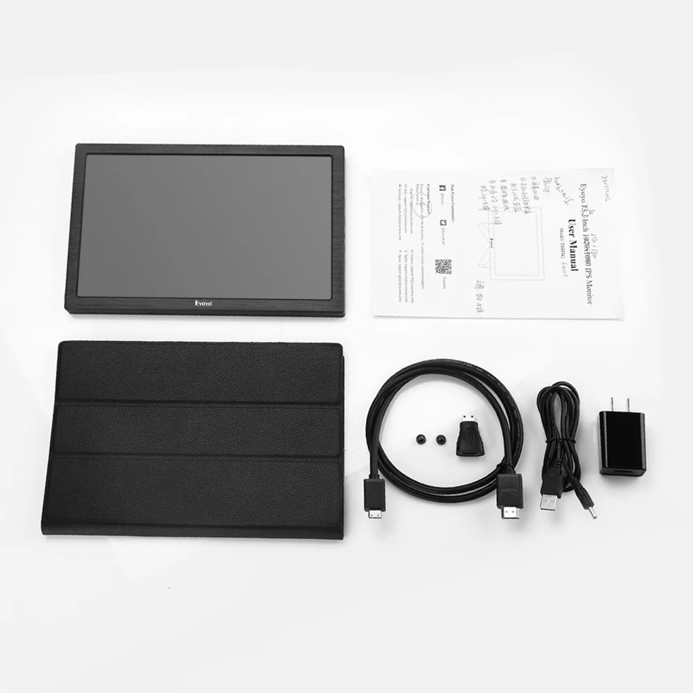 Тонкий портативный ЖК монитор с высоким разрешением 10 &quotusb ips hdmi для raspberry ПК 3