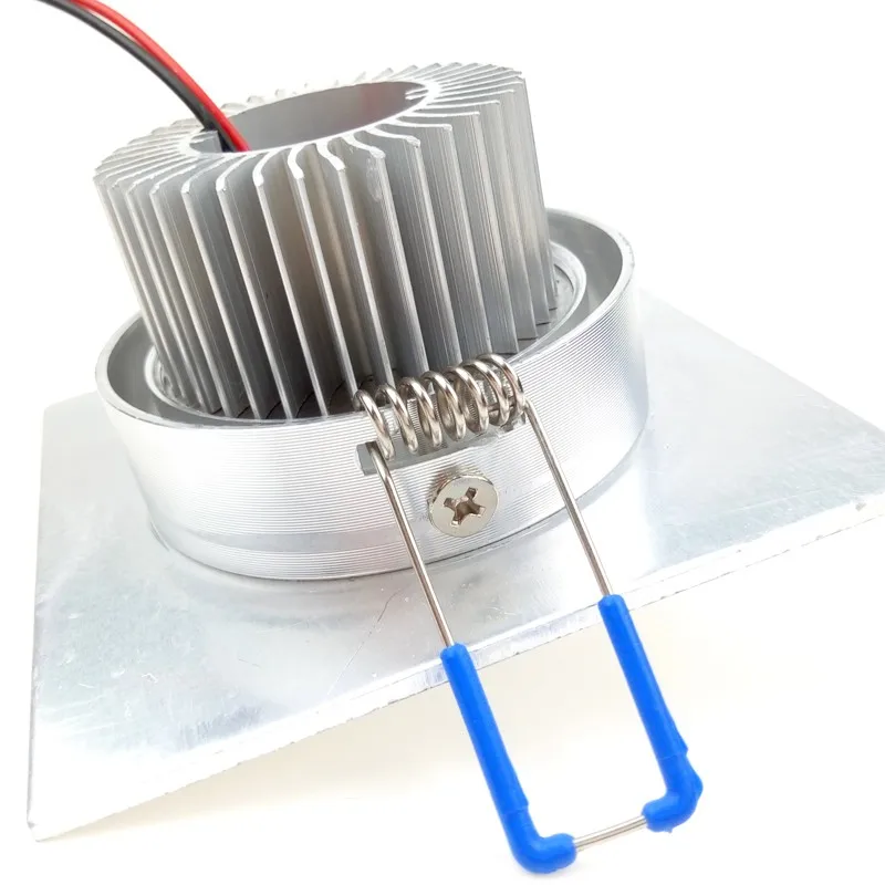 

LED 220V 110V Recessed Ceiling Lights Modern Square Lampara 6W 3W for Indoor Bedroom Hotel Supermarket Spotlight Bulbs WW CW CE