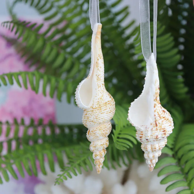 Бесплатная доставка (6 шт./лот) мигающие ракушки шпинделя Рождественский кулон и