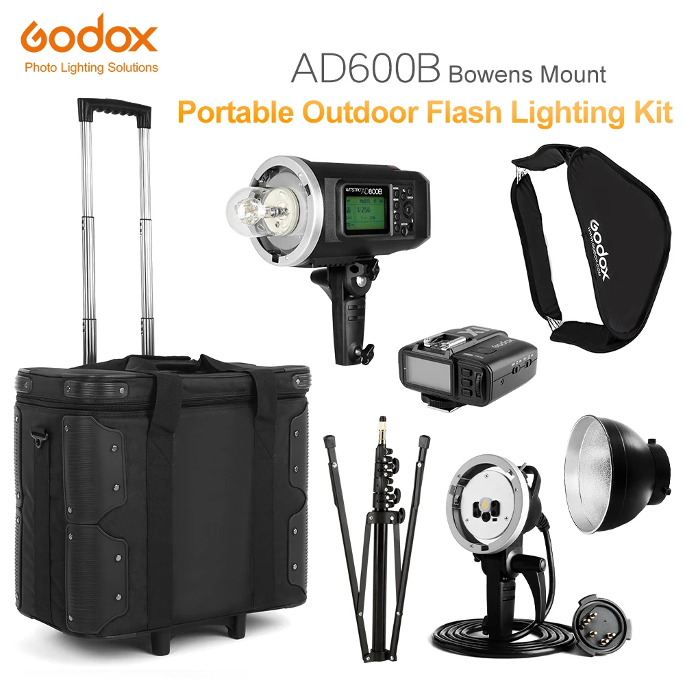 Беспроводной светильник GODOX AD600B HSS TTL 2 4G Вспышка Speedlite передатчик X1 головка для AD