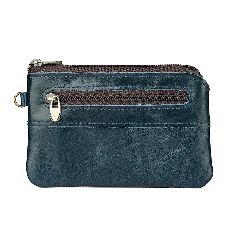 Новый короткий кошелек из натуральной кожи синий желтый зеленый коричневый