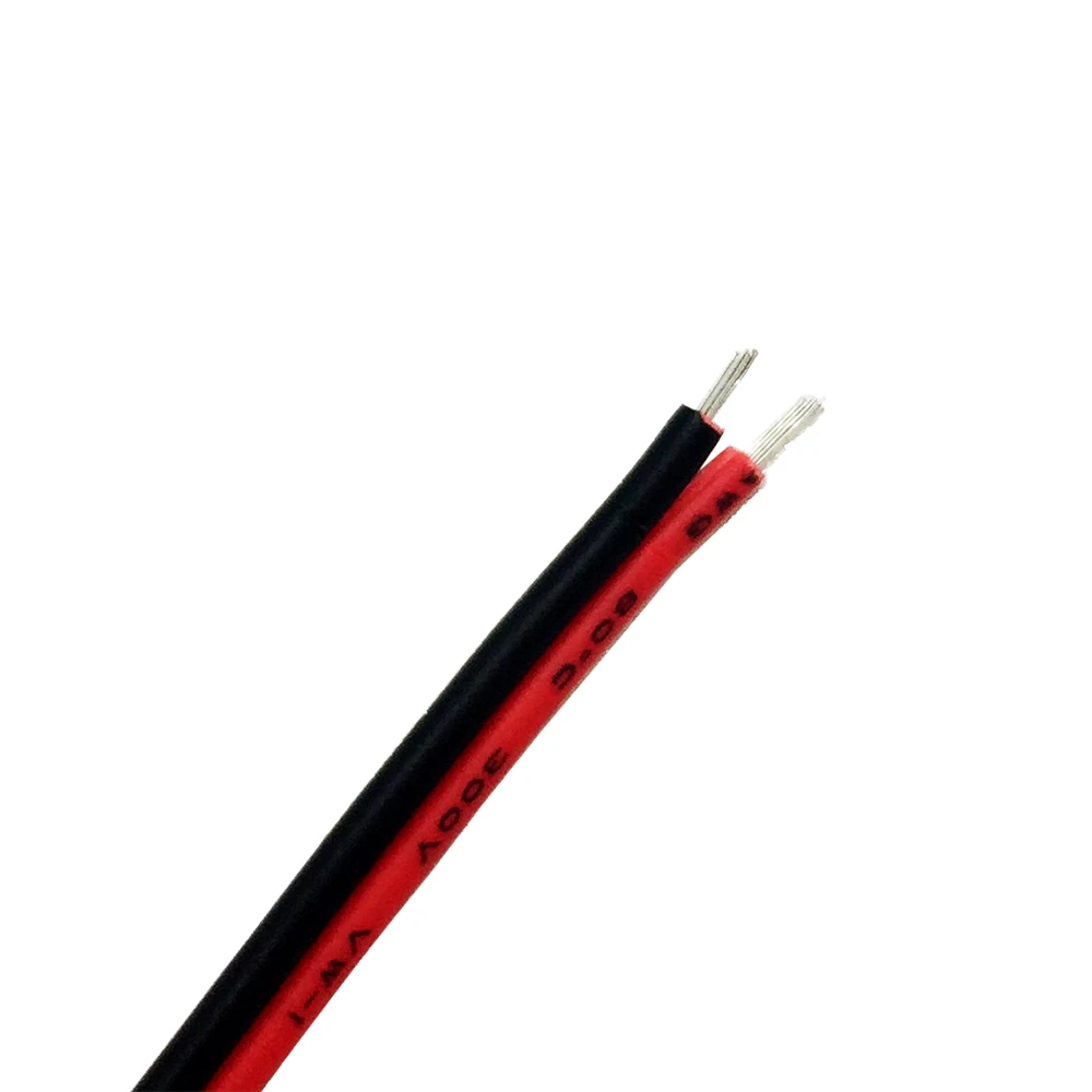 10 метровый удлинитель из луженой меди красный черный провод 20 AWG 2 контактный