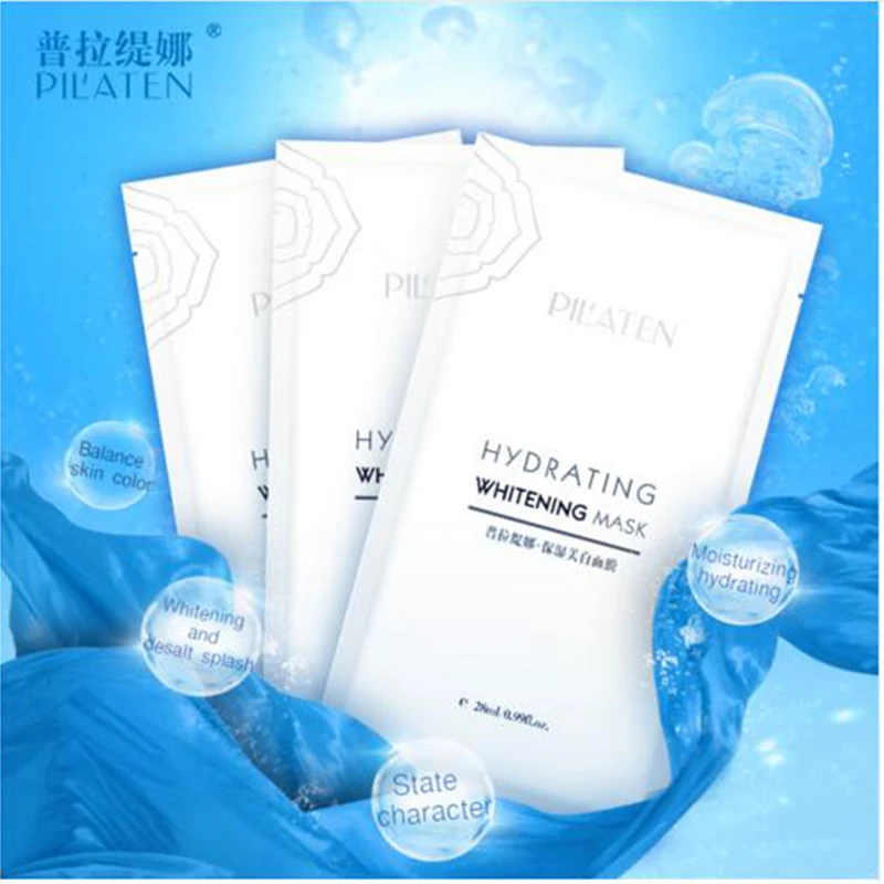 PILATEN 2 шт./Pilaten Коллаген отбеливающая маска увлажняющая тонкий Holika maschera Viso mascarilla