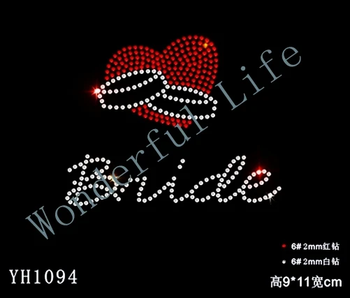 YX Бесплатная доставка Лидер продаж 2015 года кольца для невесты и сердца горячая