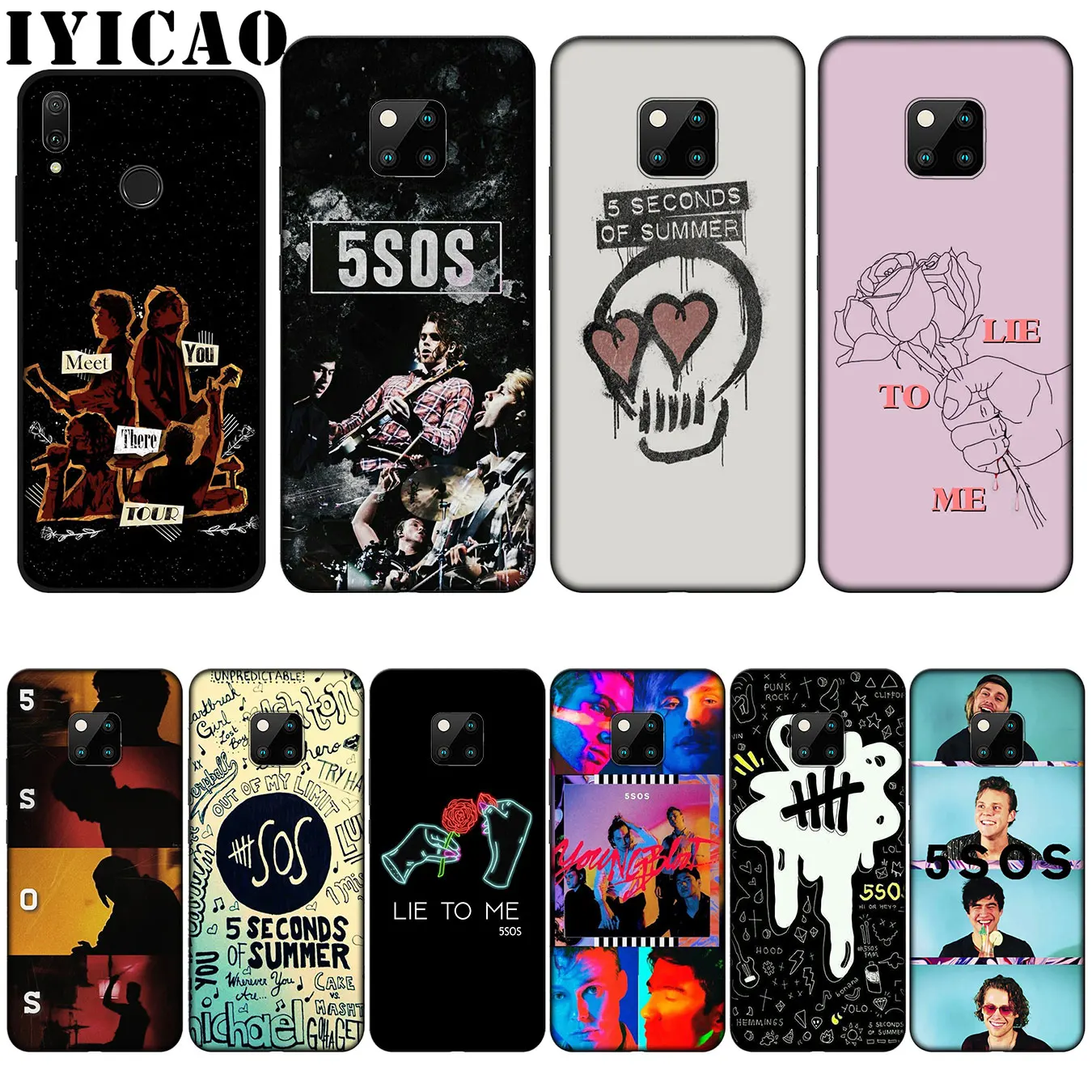 5Sos band youngкровь 5 секунд лета силиконовый мягкий чехол для Huawei Nova Smart 5T 5i 4E 4 3i 3 2i 2 Mate