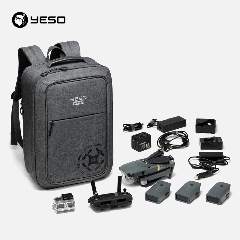 YESO UAV Многофункциональный рюкзак для Mavic Pro Light Fashion DSLR RIG рюкзаки DJI Drone Органайзер
