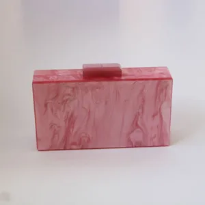 pearl pink 18 cm Перламутровые розовые красные акриловые защелки роскошные сумки Woemn дизайнерские мини Bolsa Feminina кошелек держатель для карт - Цвет: pearl pink 18 cm