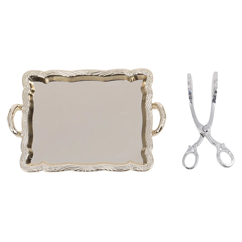 2 шт./лот мини лоток клипса для хлеба модель игрушки кукольные аксессуары 1:12