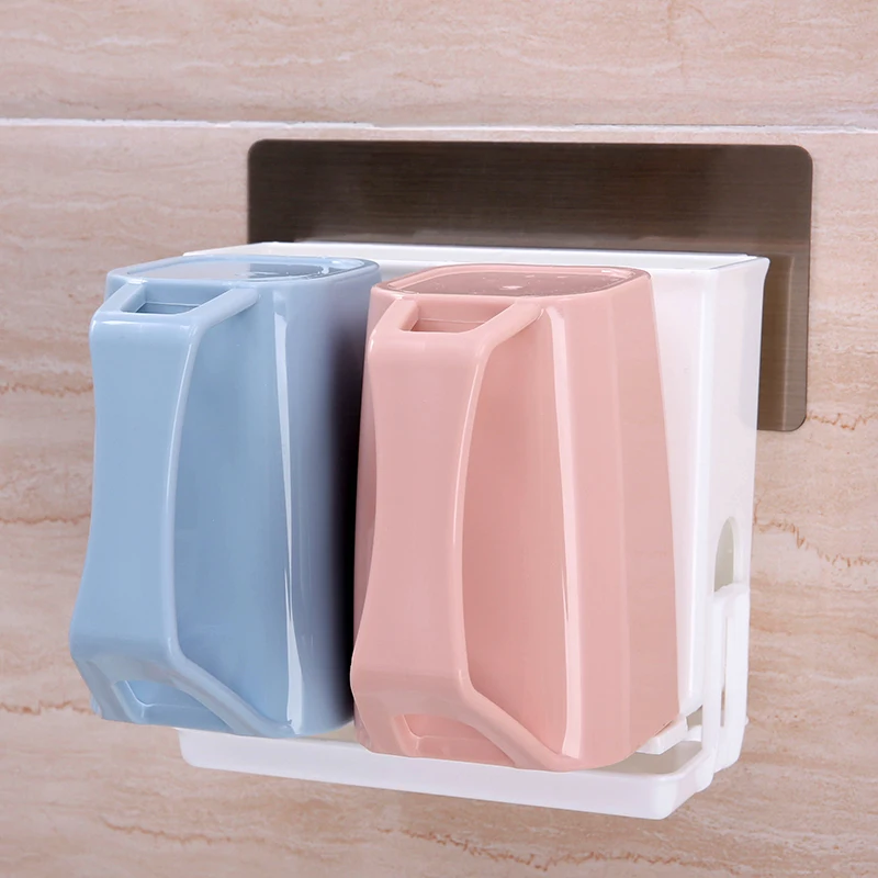 Многофункциональный настенный держатель для зубных щёток 14 х9х13 см|Держатели