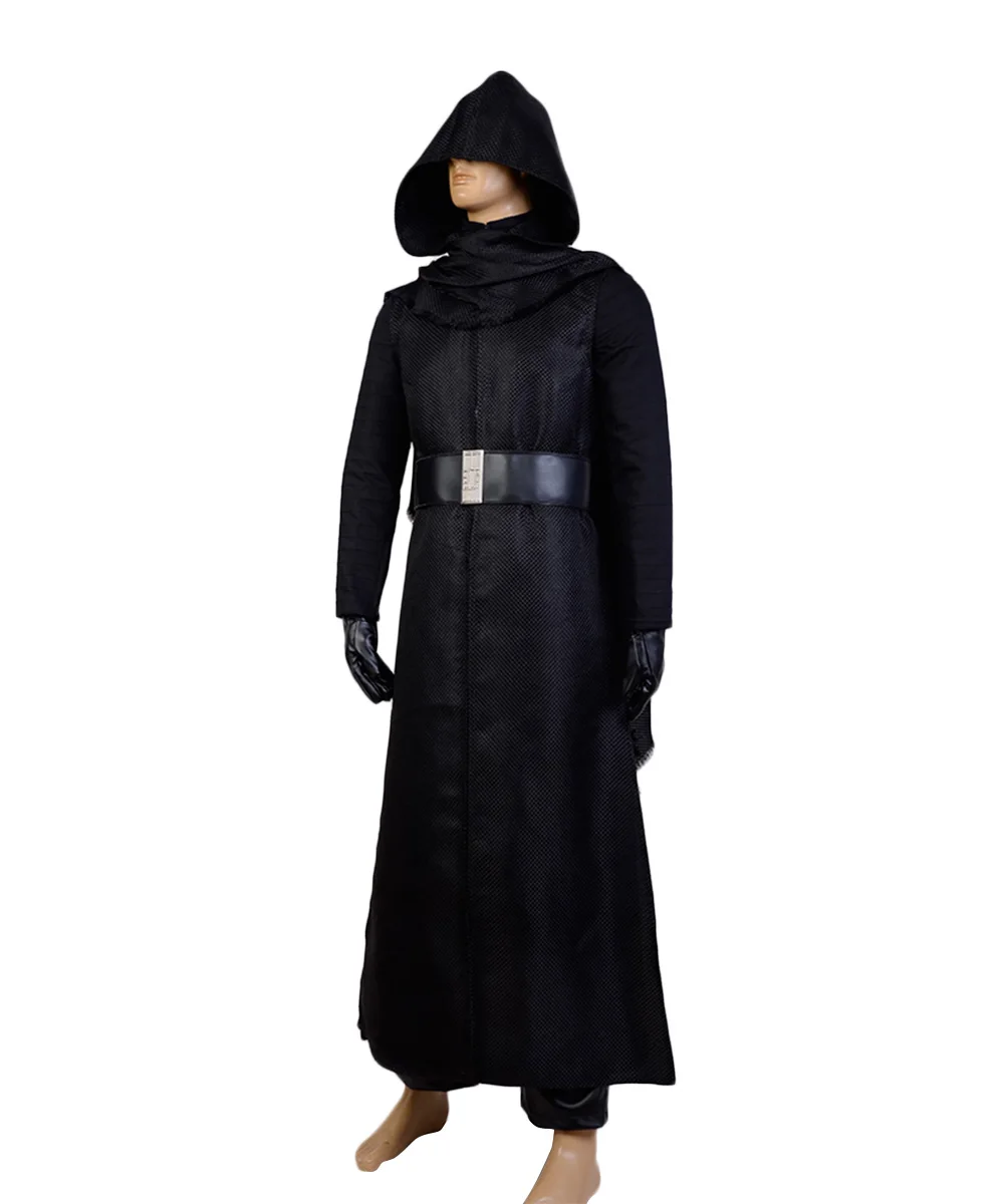 Женский костюм для косплея Sith Kylo Ren Черный Полный комплект униформы Хэллоуина