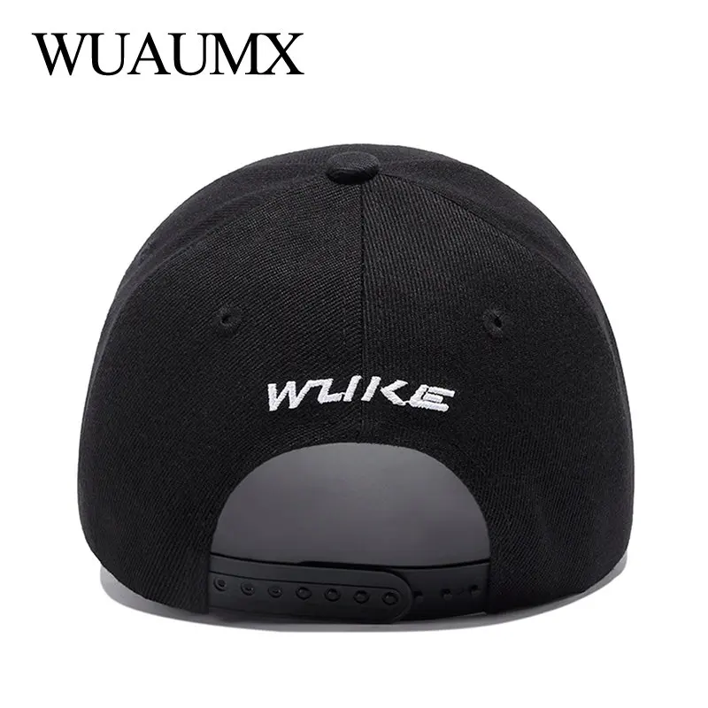 Wuaumx черный Бейсбол Кепки для Для мужчин женщин вышивка звезды моды папа шляпа