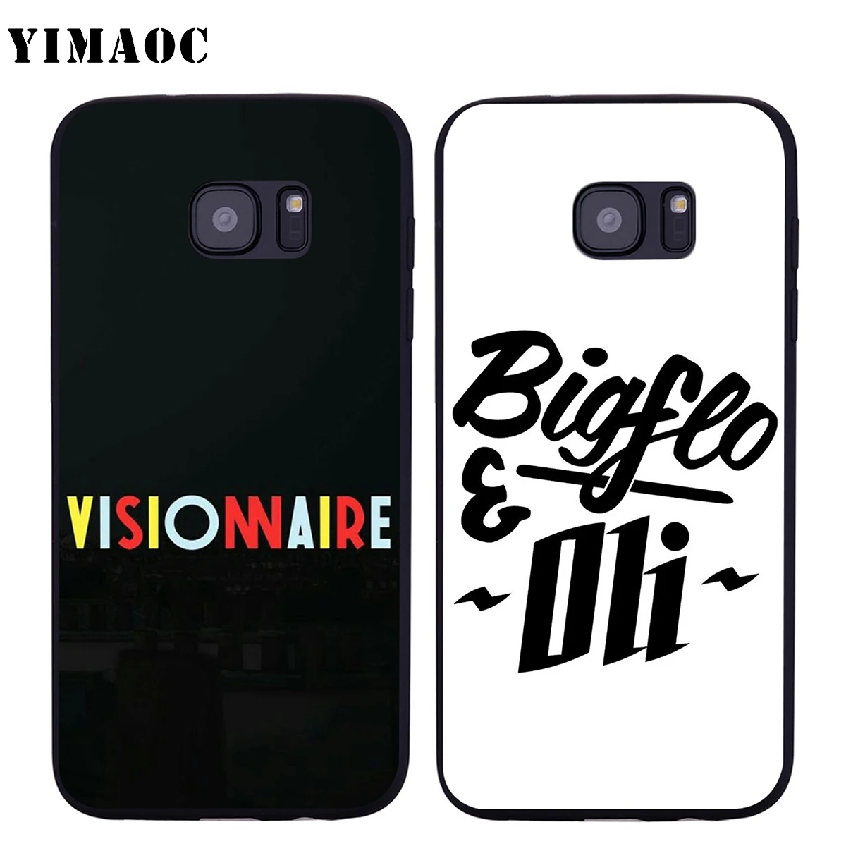 Мягкий силиконовый чехол YIMAOC Bigflo &amp Oli для Samsung Galaxy S6 S7 Edge S8 S9 Plus A3 A5 A6 Note 8 9 |