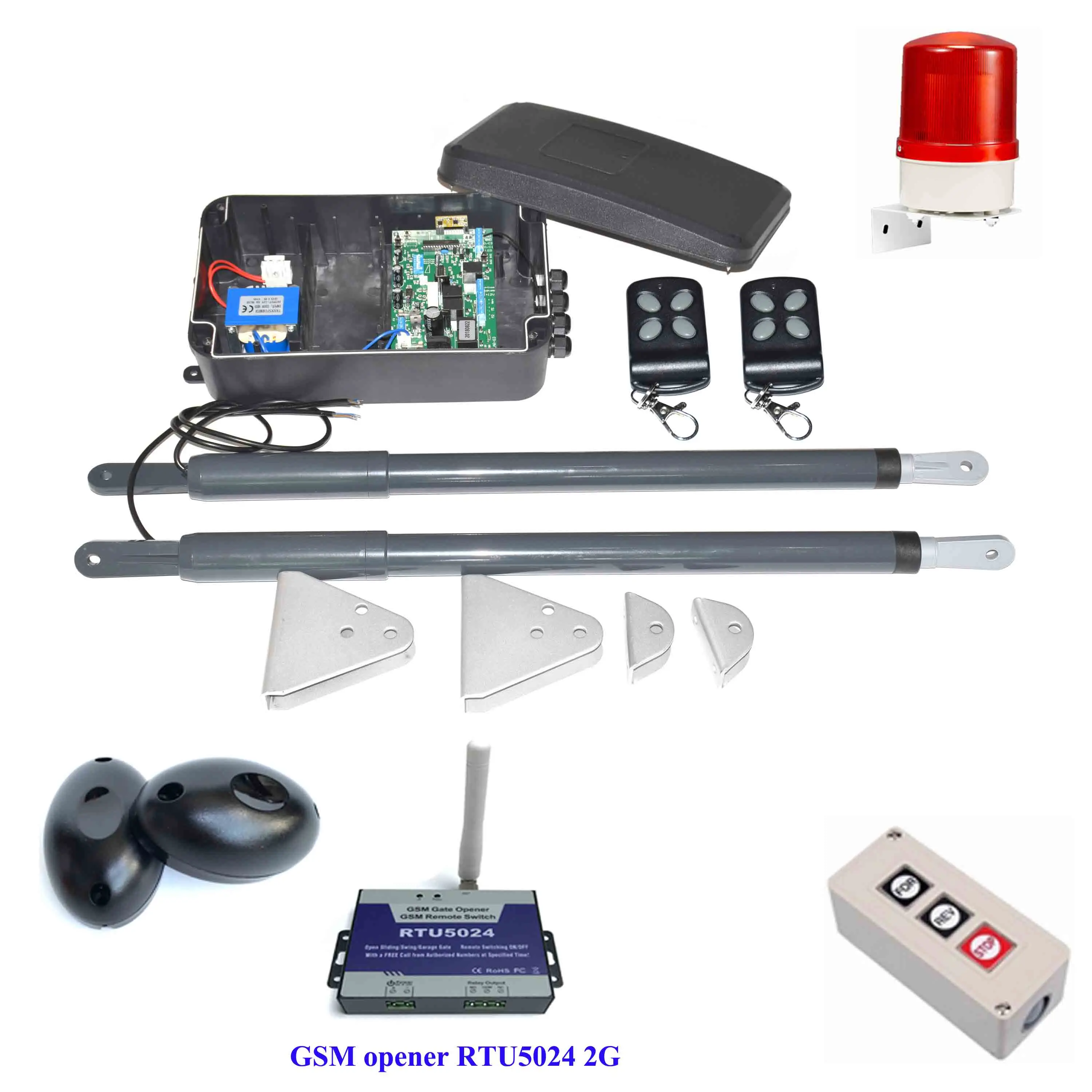 Kit 6 AC110V/220 V 200KGS x 2 автоматический распашных ворот открывалка распашных ворот оператора драйвер двигателя распашных дверей Мотор для системы контроля доступа - Цвет: Kit 6