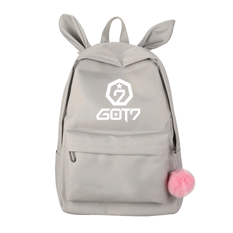 gotT4 Новейший прекрасный Exo Got7 рюкзак для женщин Wanna One Blackpink Monsta X Twice холст школьная дорожная сумка рюкзак Sac Dos Femme - Цвет: gotT4