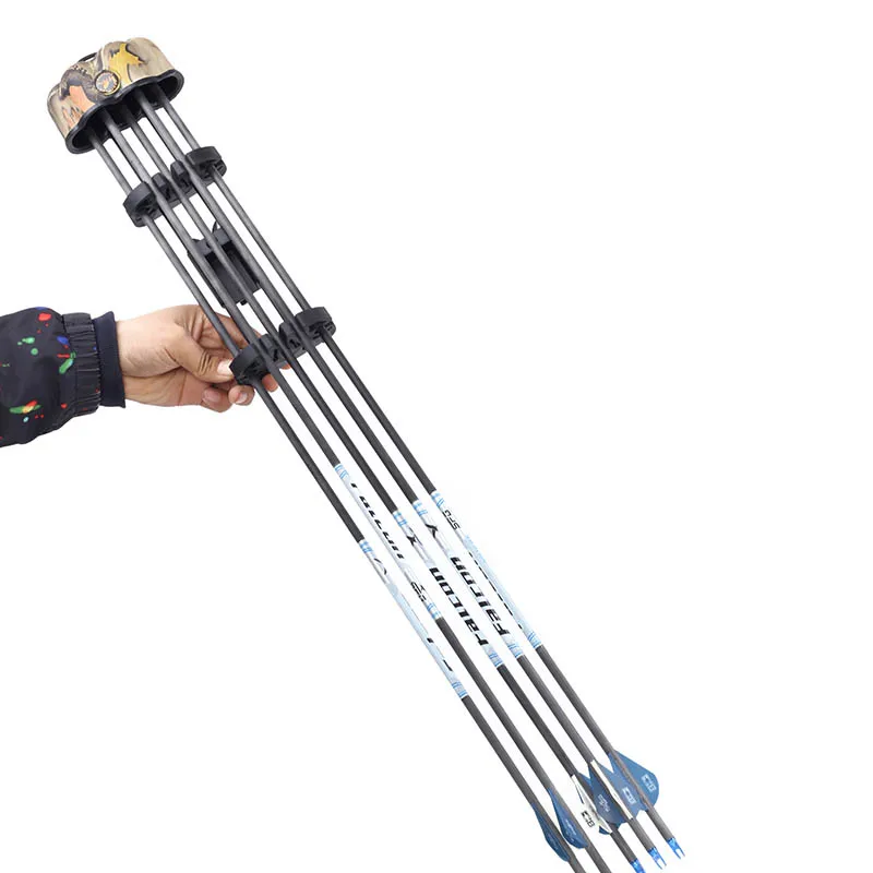 1pcs Arrow Quiver Fully Adjust 43*19*7CM Holder for Compound Bow Archery Hunting Shooting Accessories Tools Black Camo | Спорт и