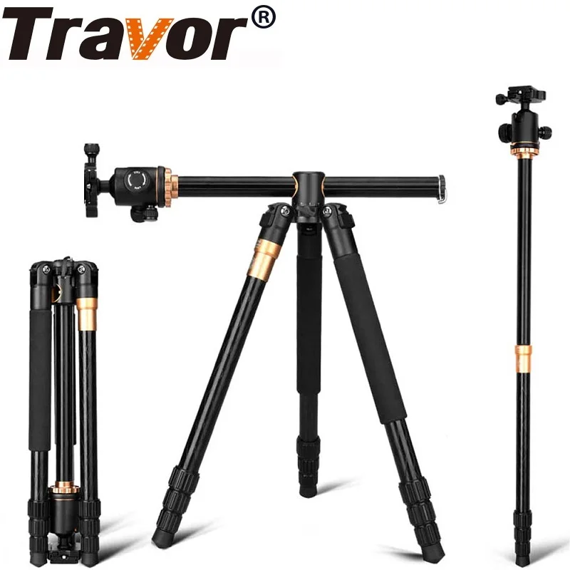 TRAVOR стенд Профессиональный портативный штатив для камеры 61 дюймов портативная