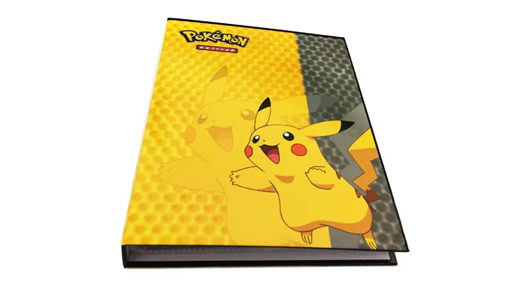 112 Pikachu Card Collection Paper Album Cartoon Collection Book Card Holder For Pocket Monster Pokemon Cards Box Gift Souvenir