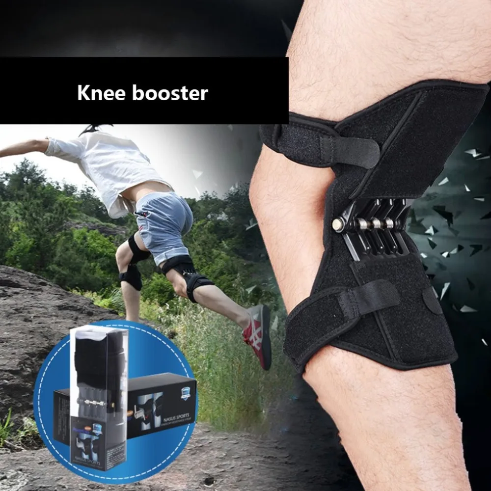Rodilleras de apoyo de la articulation протектор rebote приседание primavera Lifing fuerza senderismo Corner entrenamiento gimnasio