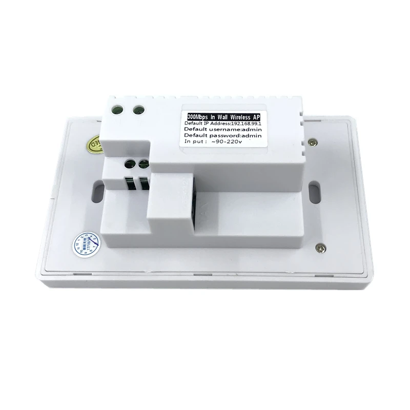 

ANDDEAR White Wireless WiFi in Wall AP High Quality Hotel Rooms Wi-Fi Cover Mini Wall-mount AP Router Access Point