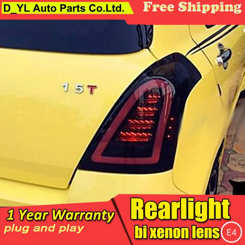Стайлинг автомобиля для задних фонарей s 2005 2012 Suzuki Swift светодиодный ные задние