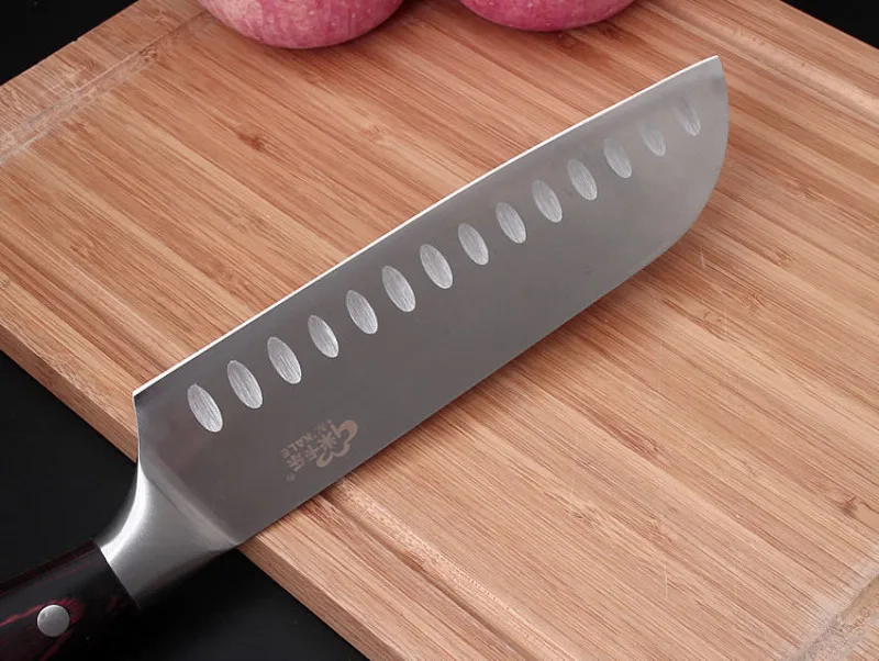 MISGAR Нержавеющая сталь Кухня Многоцелевой Набор ножей ломтерезка Santoku шеф-повар Ножи инструмент для очистки овощная Дыня Фрукты Ножи