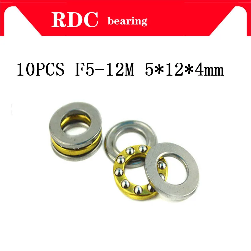 

Free Shipping 10pcs F5-12M Axial Ball Thrust Bearing high quality BA5 AKL5 5mm x 12mm x 4mm 5x12x4 mm factory outlet