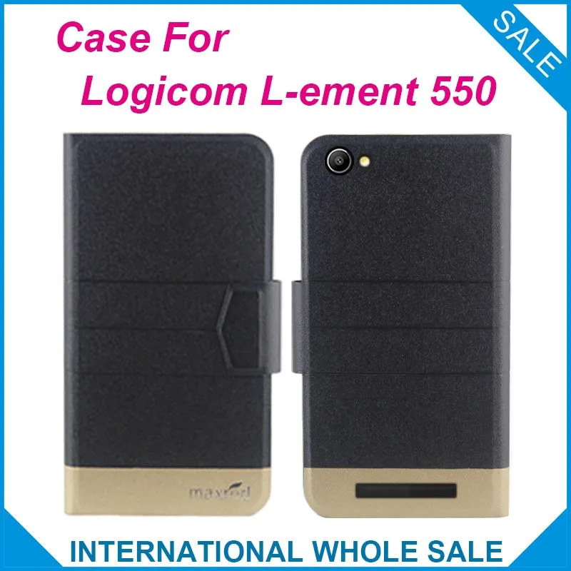 5 цветов Лидер продаж! Новинка 550 Модный деловой чехол Logicom L-ement с магнитной