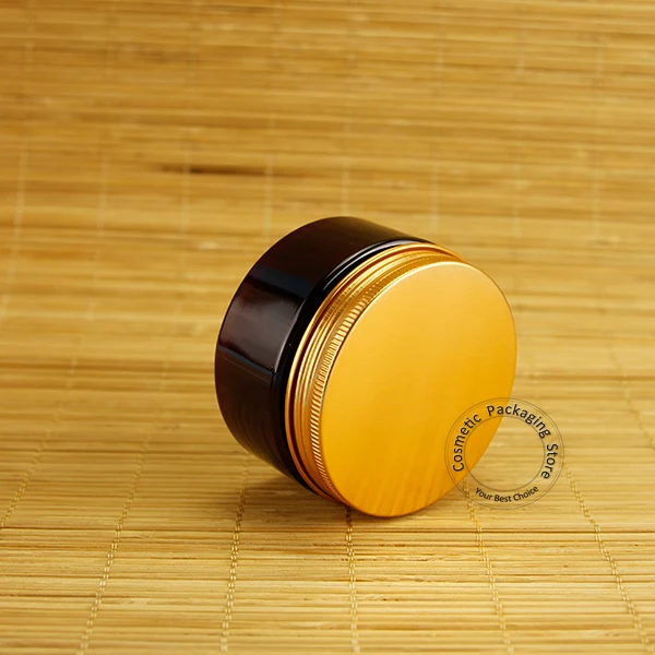 Promotion 100g Empty Plastic Cream Jar Amber Cosmetic Containers Facial Mask Bottles Refillable Packaging Travel Portable | Красота и