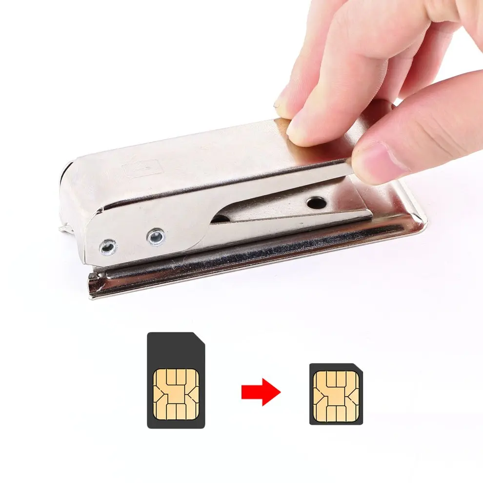 5 шт. Стандартный обычный микро сим карта для SIM резак Apple iPhone 5G/5s/5C sim карты