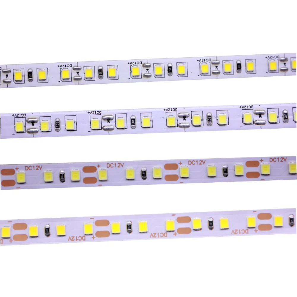 Повышенная яркость 5 м 2835 SMD 120 светодиодный/М 600 светодиодный s белое свечение, теплое белое свечение, натуральный белый гибкий Светодиодные ленты 12V Non-Водонепроницаемый