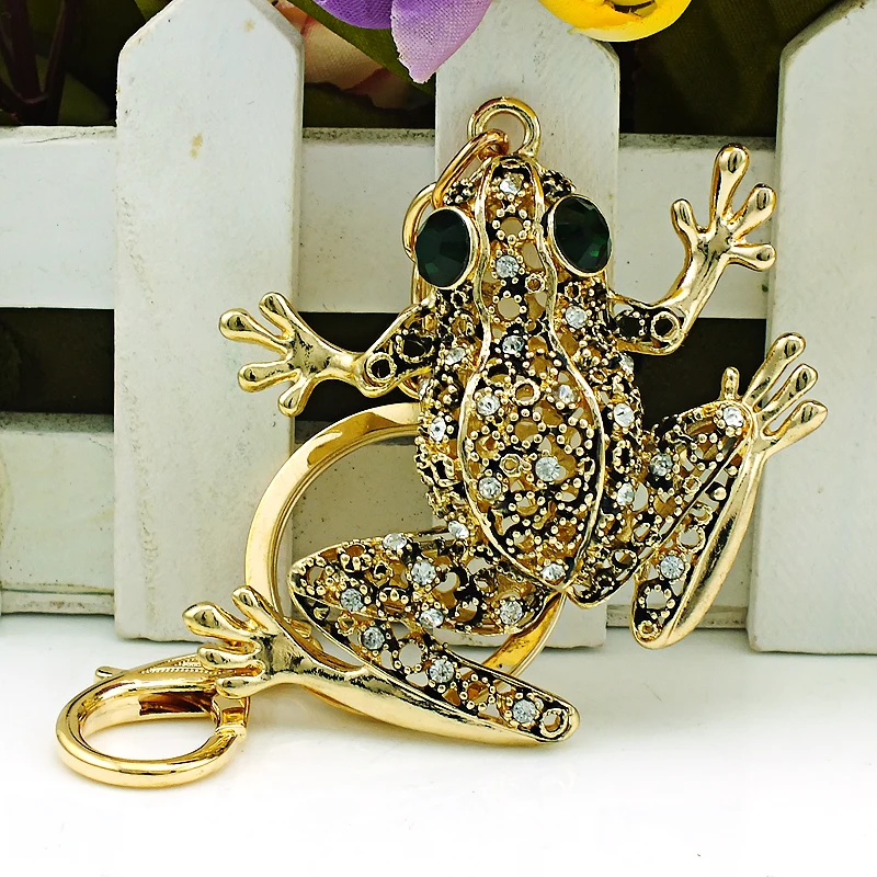 JINGLANG бесплатная доставка Модное Длинное кольцо для ключей с застежкой пустые