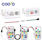 SP110E Bluetooth WS2811 WS2812B SP106E светодиодный музыкальный контроллер SP107E RGBRGBW SP110E полноцветные пиксельные светодиодные полосы