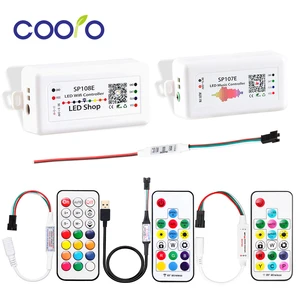 SP110E Bluetooth WS2811 WS2812B SP106E светодиодный музыкальный контроллер SP107E RGBRGBW SP110E полноцветные пиксельные светодиодные полосы