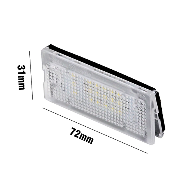 2x SUNKIA Car LED License Plate Lights with Inside Canbus for BMW E46 4 doors and 5 Touring 1998-2005 years 6000K White | Автомобили и