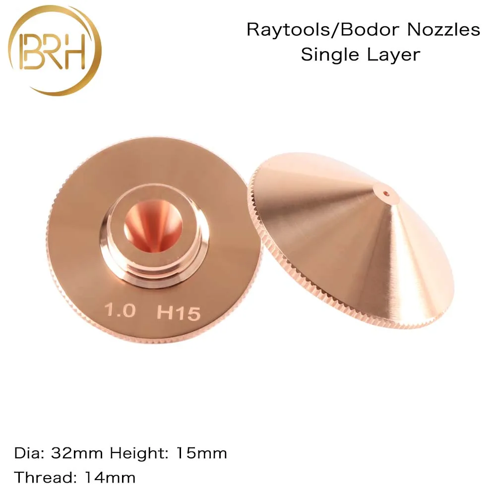 BRH Raytools насадка Однослойная/двухслойная диам. 32 мм Калибр 0,8-5,0 мм для расширения возможностей волоконной лазерной головки Bodor Glorystar лазерная машина