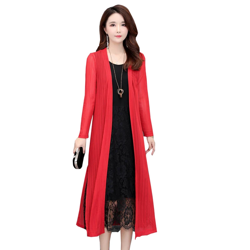 Summer Women Cardigan Coat Beach Sunscreen Clothing Shawl Outside Thin Outer Cover Anti-UV Long Female Tops Plus size K959 |