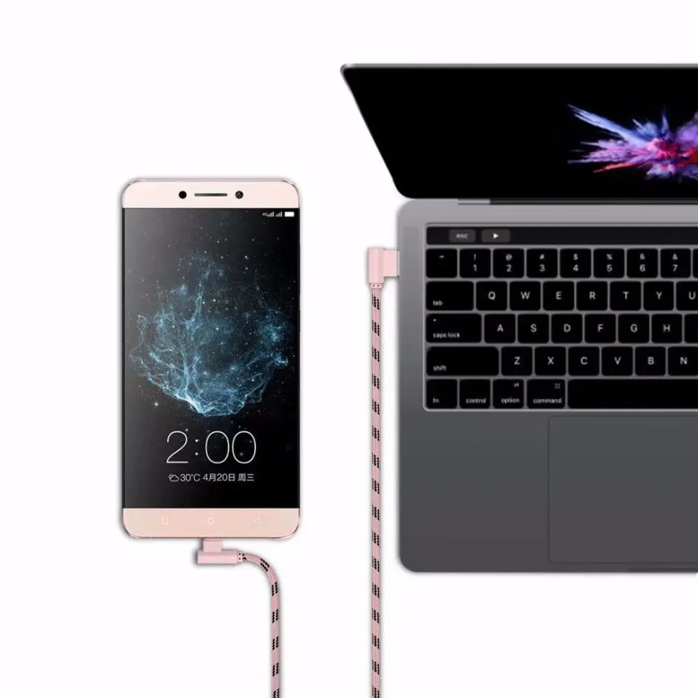 Кабель USB Type-C для быстрой зарядки кабель C 3 1 передачи данных и телефона Samsung A6 A8 2018