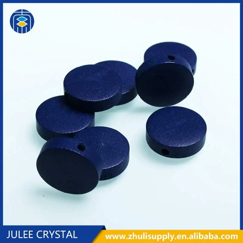 WR-010 JuleeCrystal бусины 15 мм круглые яркие деревянные бусины детская ручная головоломка Круглые бусины для детей игрушки ювелирные изделия DIY - Цвет: WR-010
