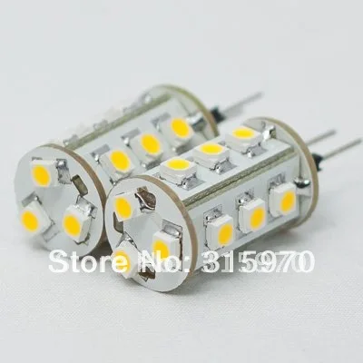 Светодиодная лампа G4 15 светодиодов 3528SMD работает при 12 В переменного тока/12
