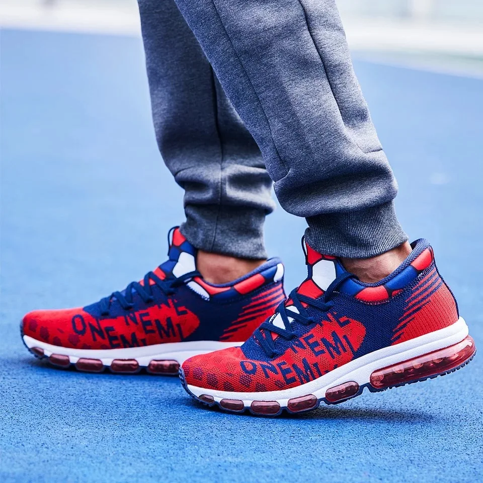 ONEMIX 2017 мужская Воздушной Подушке Кроссовки для женщин Спортивное Открытый Спорт