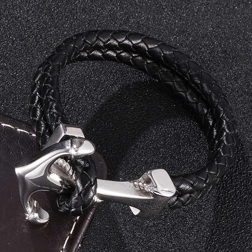 Bracelet for Men New Arrival Trendy Rope Anchor Bracelets Charm For Jewelry Gift Pulseira Masculina E767 | Украшения и аксессуары