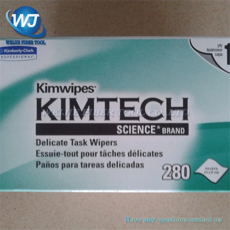 280 шт./кор. волоконно оптический Чистка kimсалфетки мусорная Бумага|optical fiber cleaning|fiber