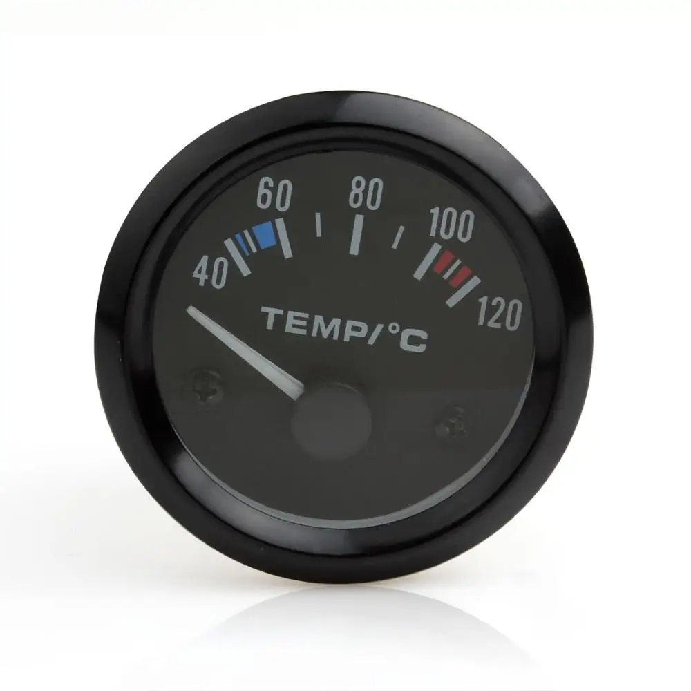 Water Temp Gauge " 52 мм 12 В светодиодный Электрический Автомобильный датчик температуры масла/Автомобильный датчик напряжения/Датчик температуры воды/Амперметр Манометр с давлением/температурой Senor - Цвет: Water Temp Gauge