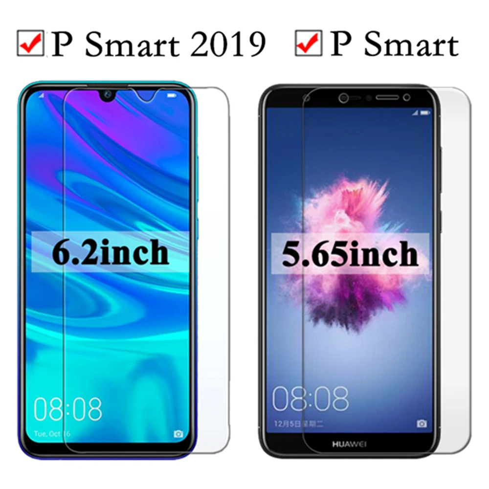 Закаленное стекло для Huawei P Smart Защита экрана 2019 p smart Plus 9h защитная стеклянная