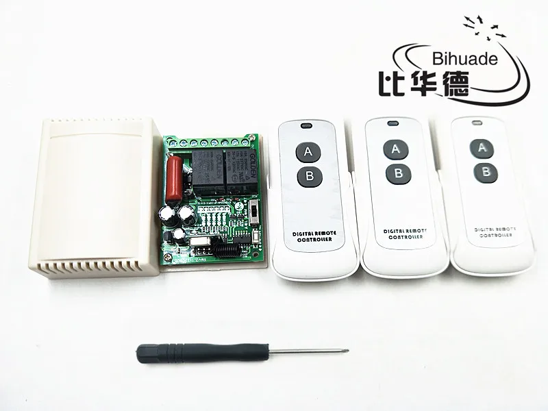2 канальный радиочастотный беспроводной пульт дистанционного управления 315 МГц
